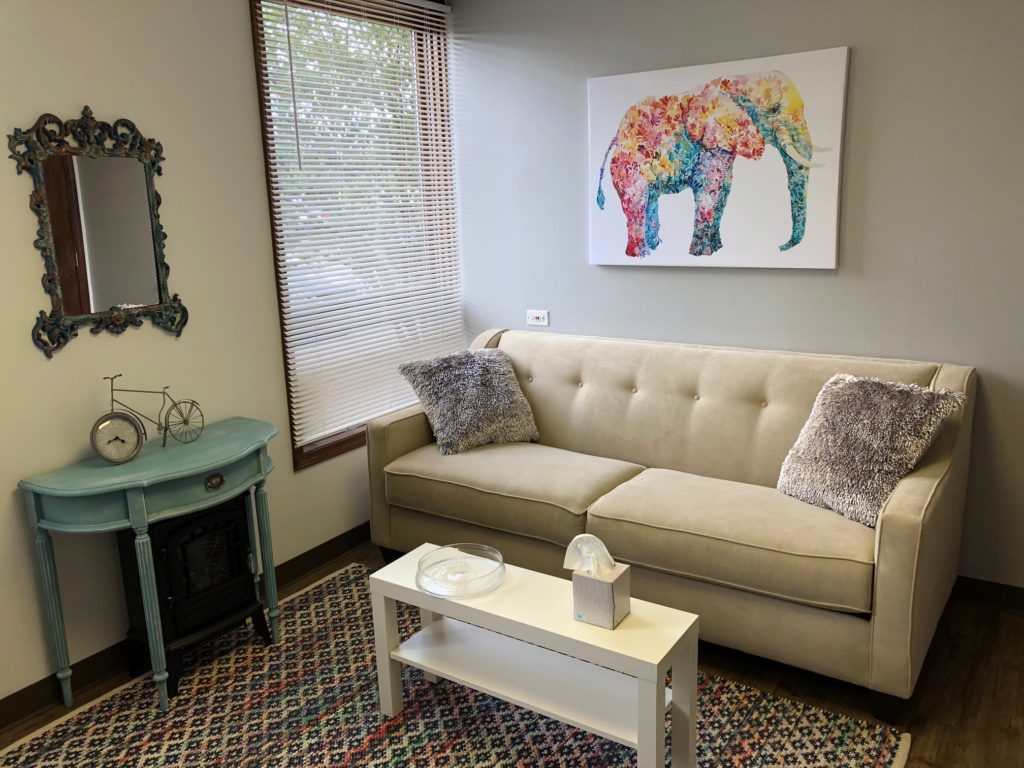 Pivotal Counseling Center Lake in the Hills office waiting area