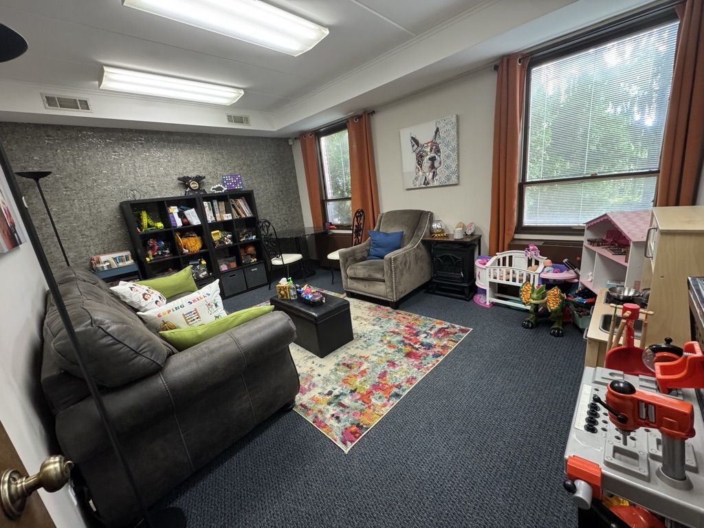 Pivotal Counseling Center Woodstock office play therapy room