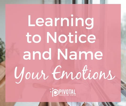 Learning to Notice & Name Your Emotions